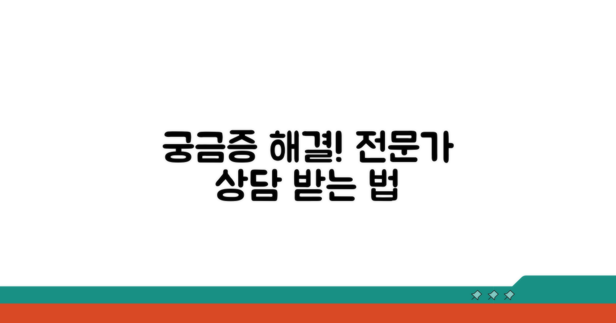궁금증 해결, 전문가 상담받는 법