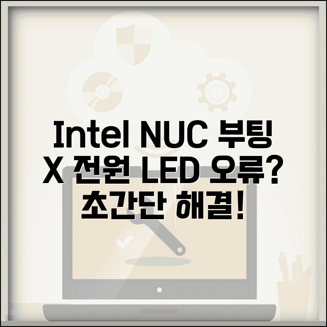 Intel NUC 부팅 안됨 해결 | 인텔 넉 전원 LED 오류