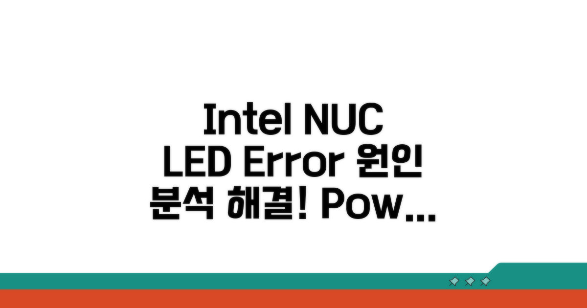 Intel NUC 전원 LED 오류 원인 분석