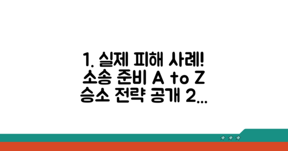 구체적 피해 사례와 소송 준비 방법