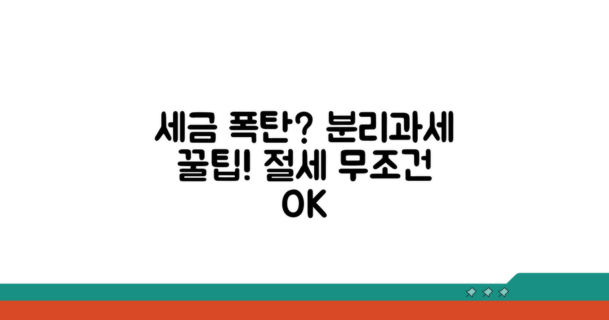 세금 폭탄 피하는 분리과세 꿀팁