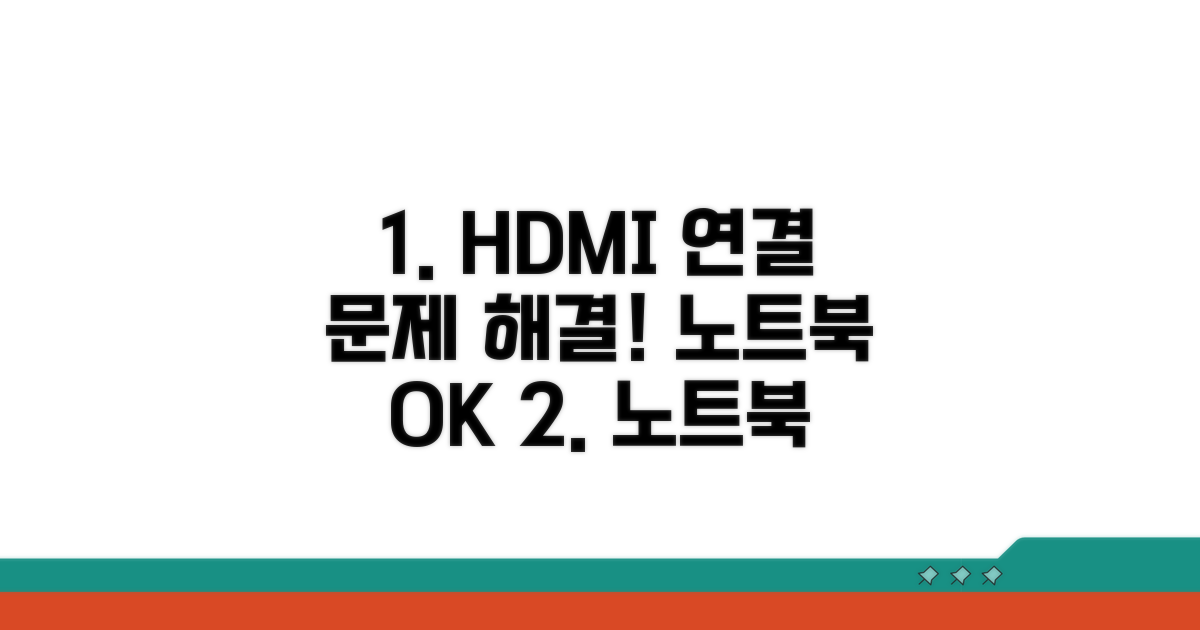 노트북 HDMI 연결 문제 해결법
