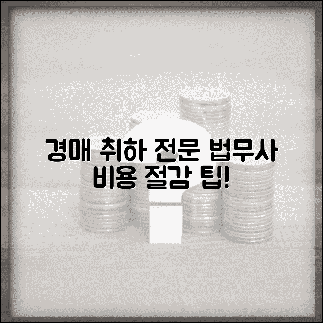 경매취하 법무사 선임 | 경매취하 전문 법무사 비용