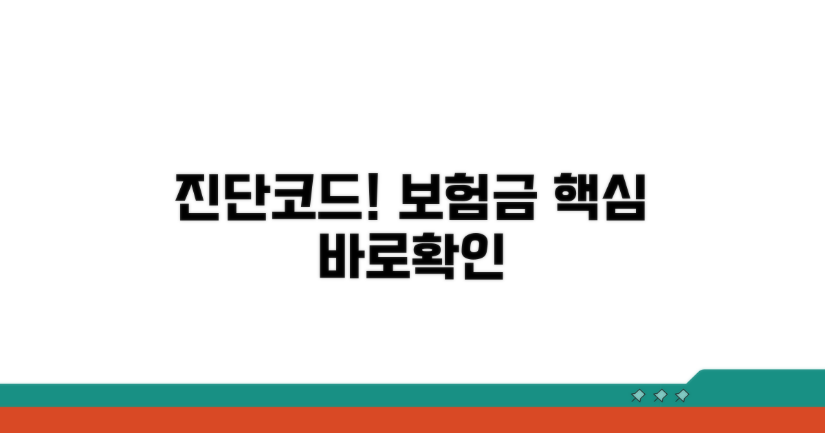 진단코드 확인, 보험금 청구 핵심