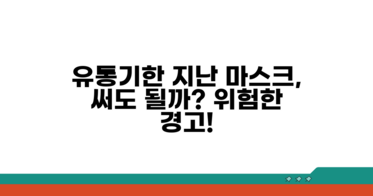 유통기한 지난 마스크, 그래도 쓸까?
