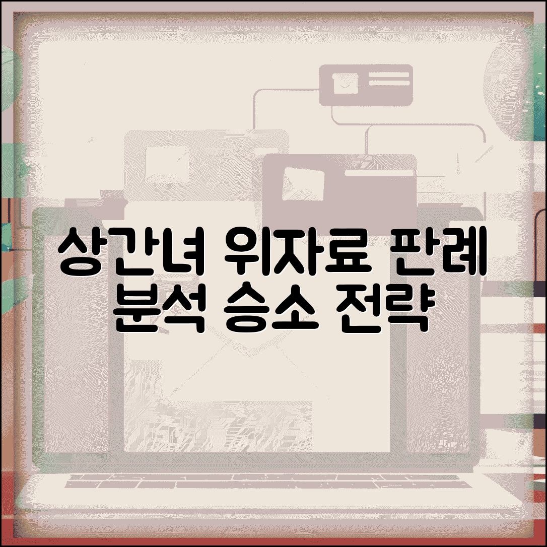 상간녀 위자료 판례 분석 | 실제 판결 금액 및 성공적 소송 전략