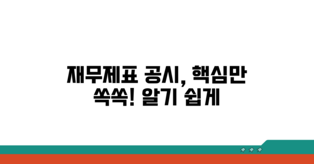 재무제표 표시와 공시 요령