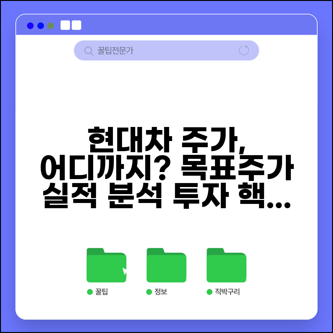 현대차 주가 전망 목표주가 실적 분석 | 현대차 주식 투자 의견 및 전망 총정리