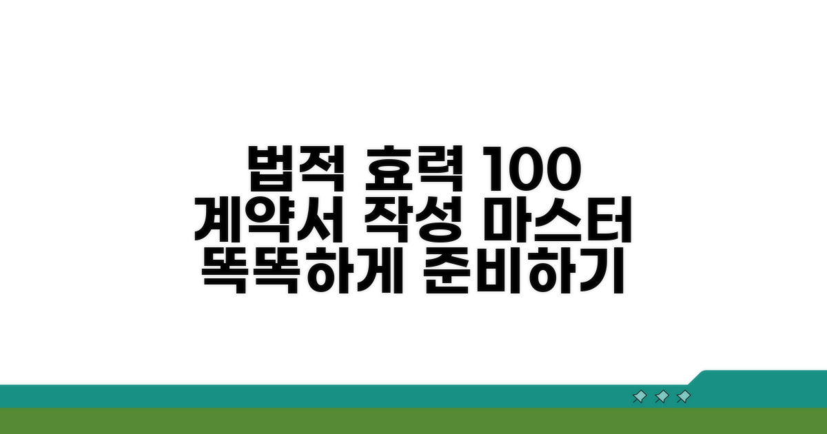 법적 효력 갖춘 작성법 완전 정복