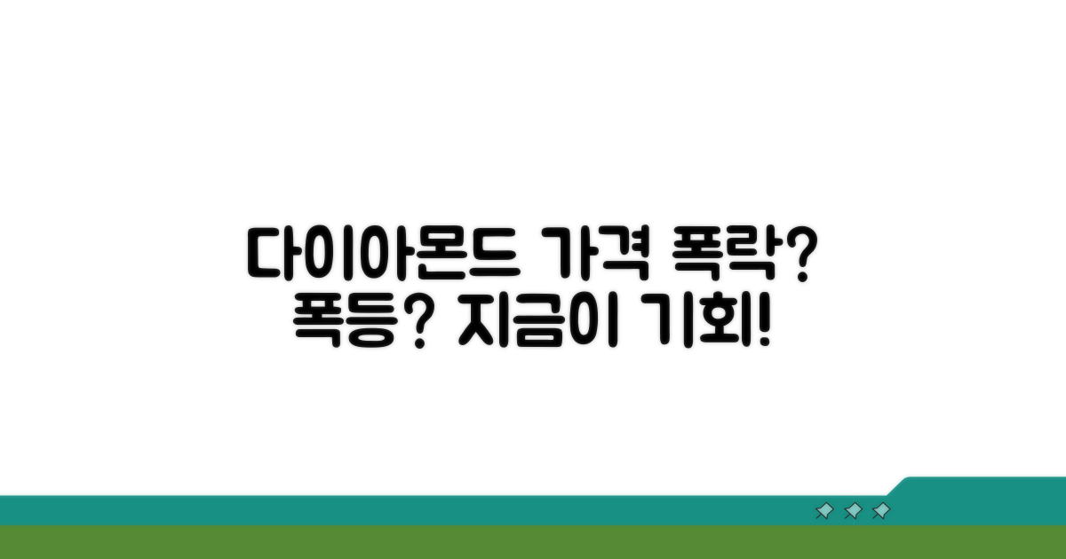 다이아몬드 가격, 어떻게 달라질까?