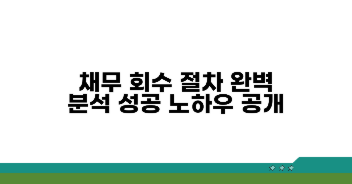 채무 회수 절차 완전 분석