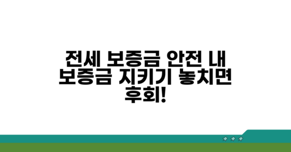 전세 보증금과 안전성 직접 확인