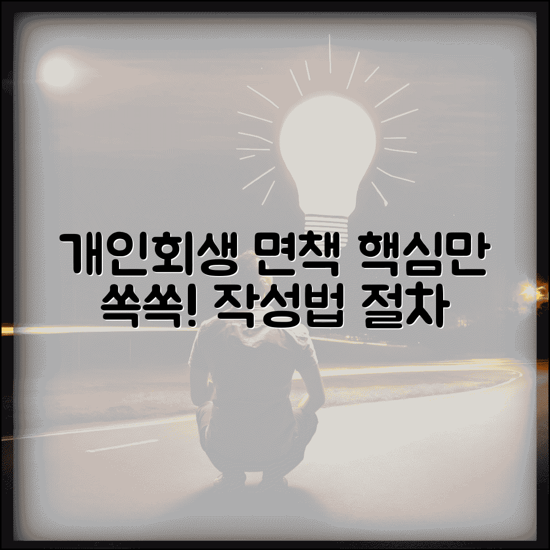 개인회생 면책신청서 작성법 총정리 | 항목별 기재 요령과 예시, 절차 완벽 대비