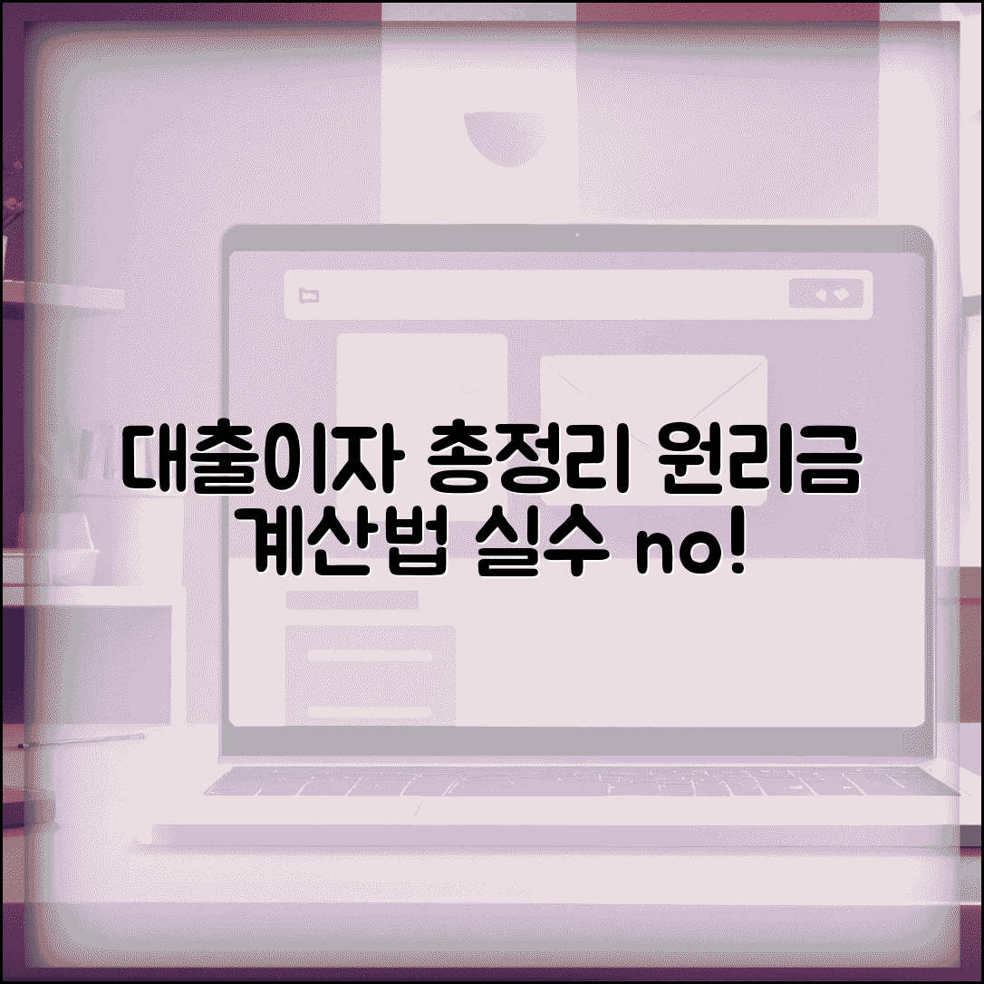 대출이자 계산공식 | 대출 이자율 원리금 계산 방법 및 주의사항 총정리