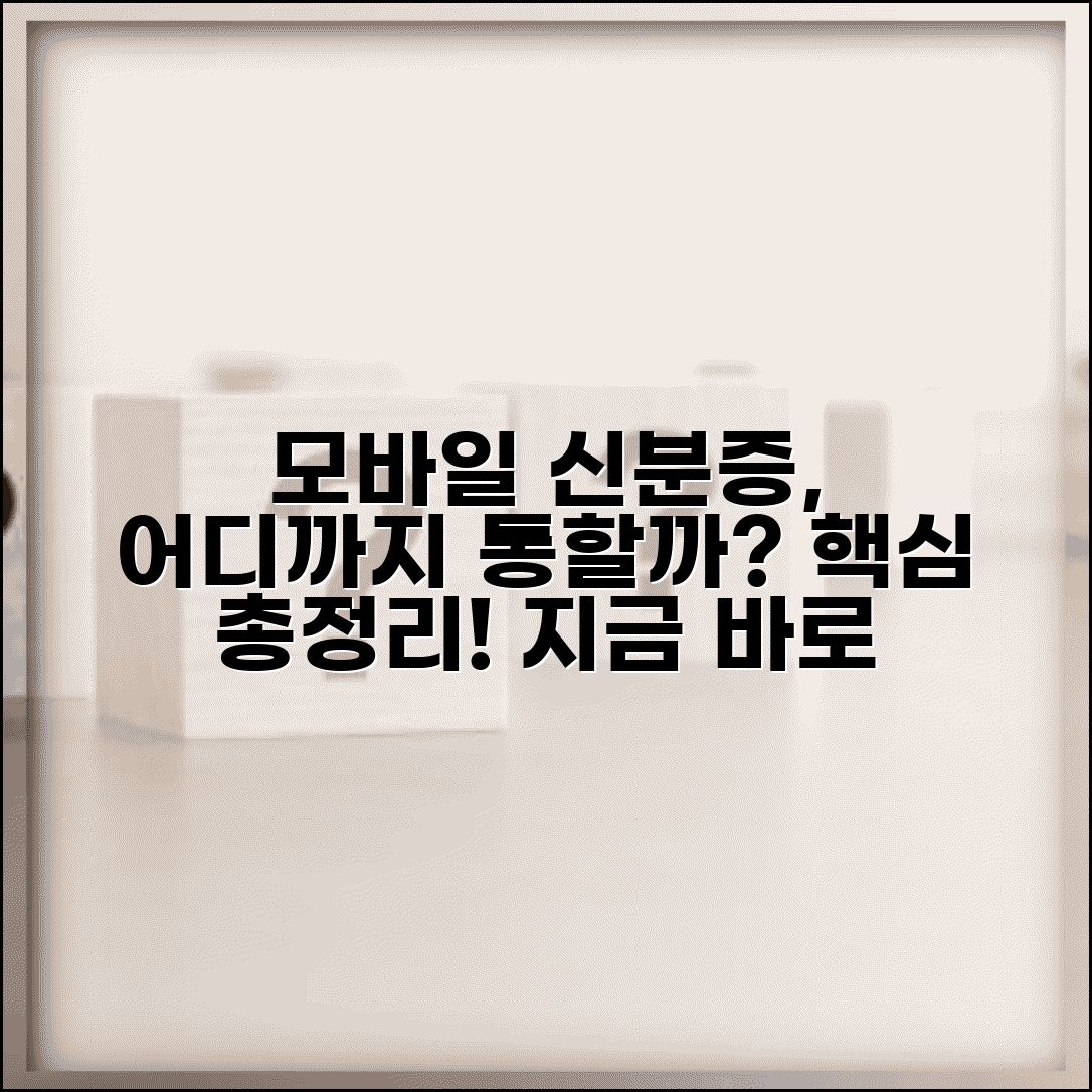 모바일 신분증 사용처 확대 현황 | 활용 가능 기관 및 업체 목록 총정리