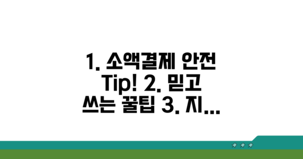 소액결제 안전하게 이용 팁