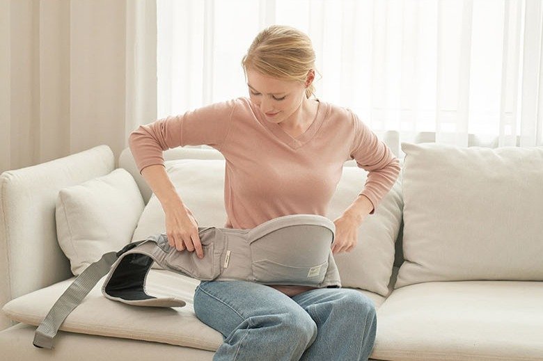 피에고 베이비 캐리어 벨트 힙시트, 그레이 상세 이미지 2