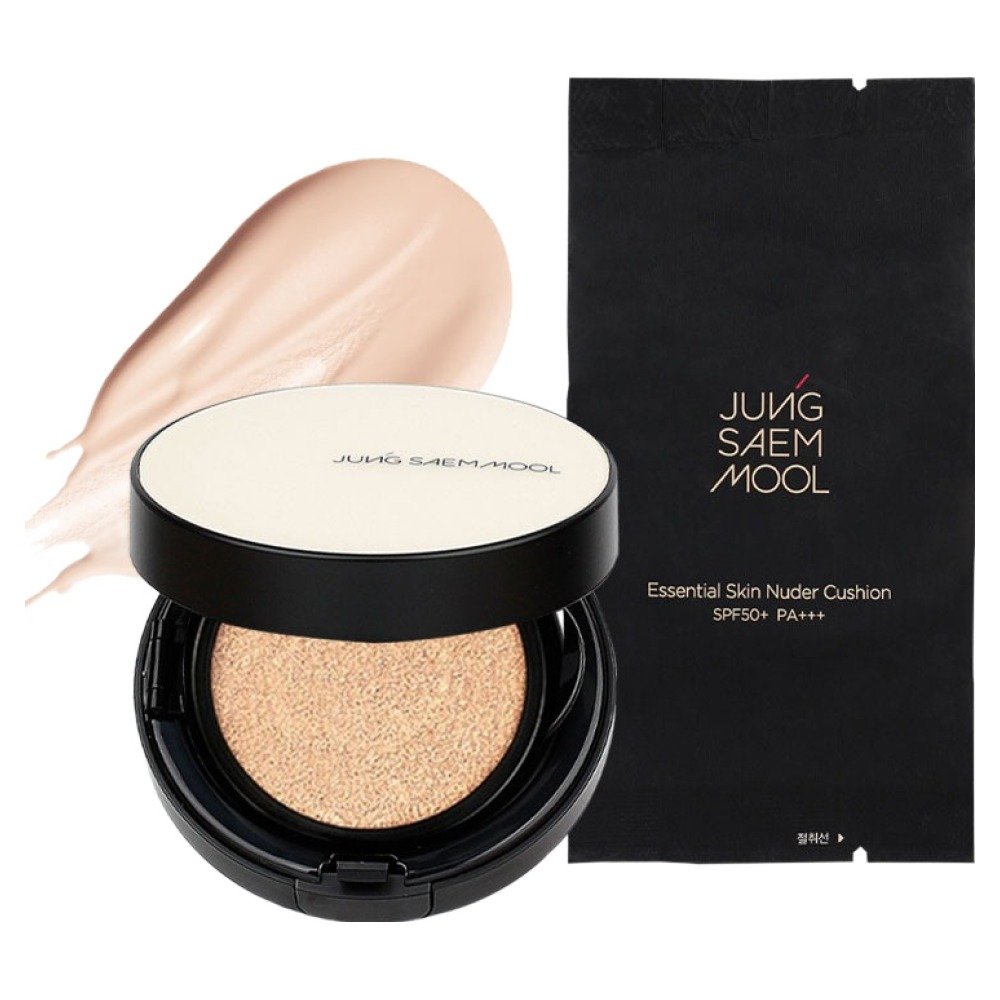 정샘물 에센셜 스킨 누더 쿠션 14g + 리필 세트, 페어, 1개 상세 이미지 1