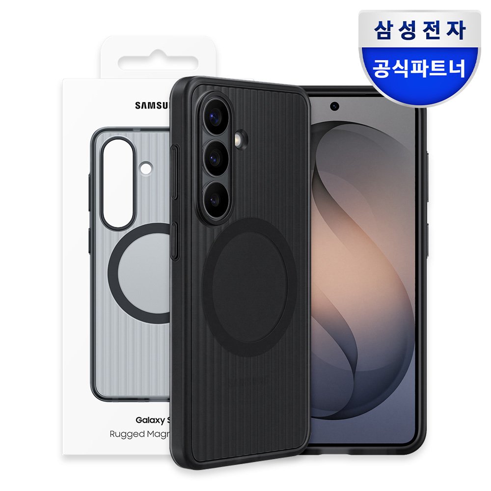 삼성 맥세이프 러기드 마그넷 케이스 블랙, 갤럭시S26 상세 이미지 1