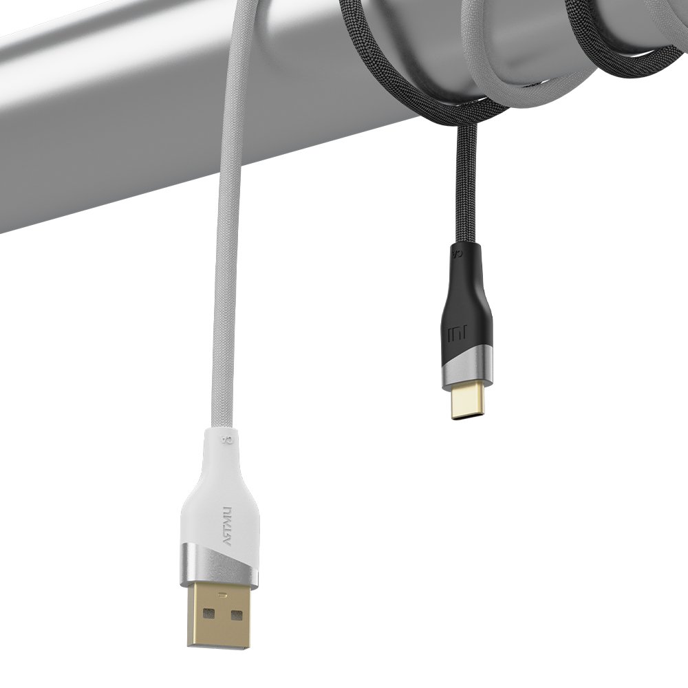 우븐 USB C타입 고속충전 케이블 블랙, 1개, 0.5m 상세 이미지 2