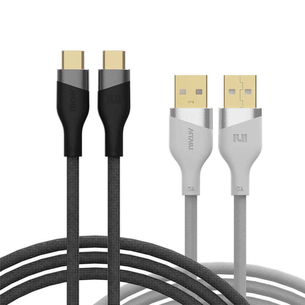 우븐 USB C타입 고속충전 케이블 블랙, 1개, 0.5m 상세 이미지 2