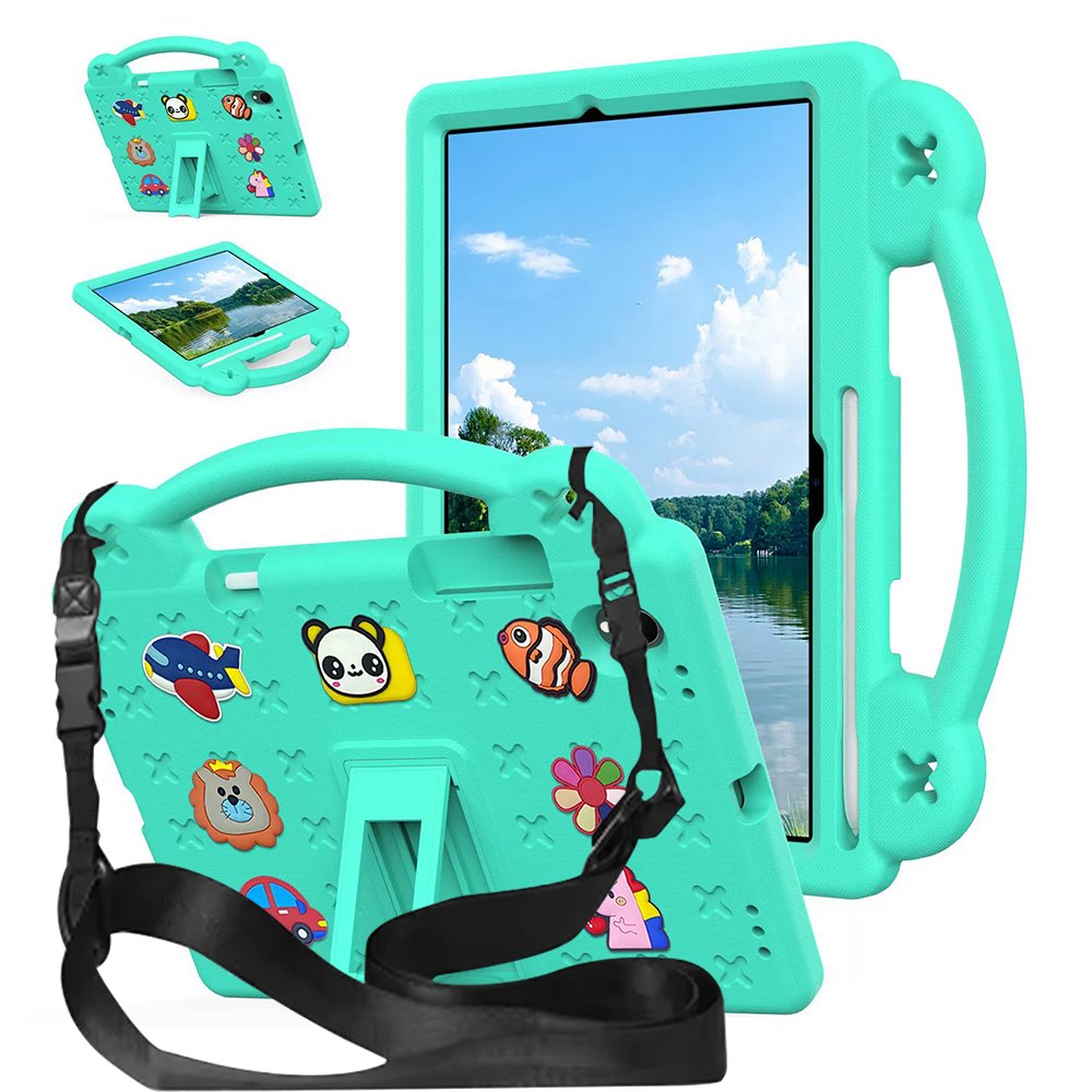 갤럭시탭 S11 케이스 범퍼 유아 키즈 에바폼 애니멀비츠 퍼플, 탭 S11 상세 이미지 1