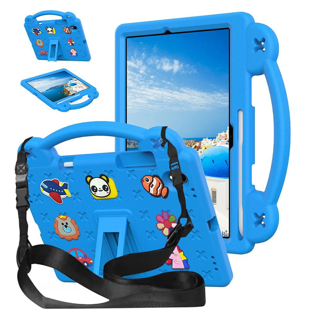 갤럭시탭 S11 케이스 범퍼 유아 키즈 에바폼 애니멀비츠 퍼플, 탭 S11 상세 이미지 2