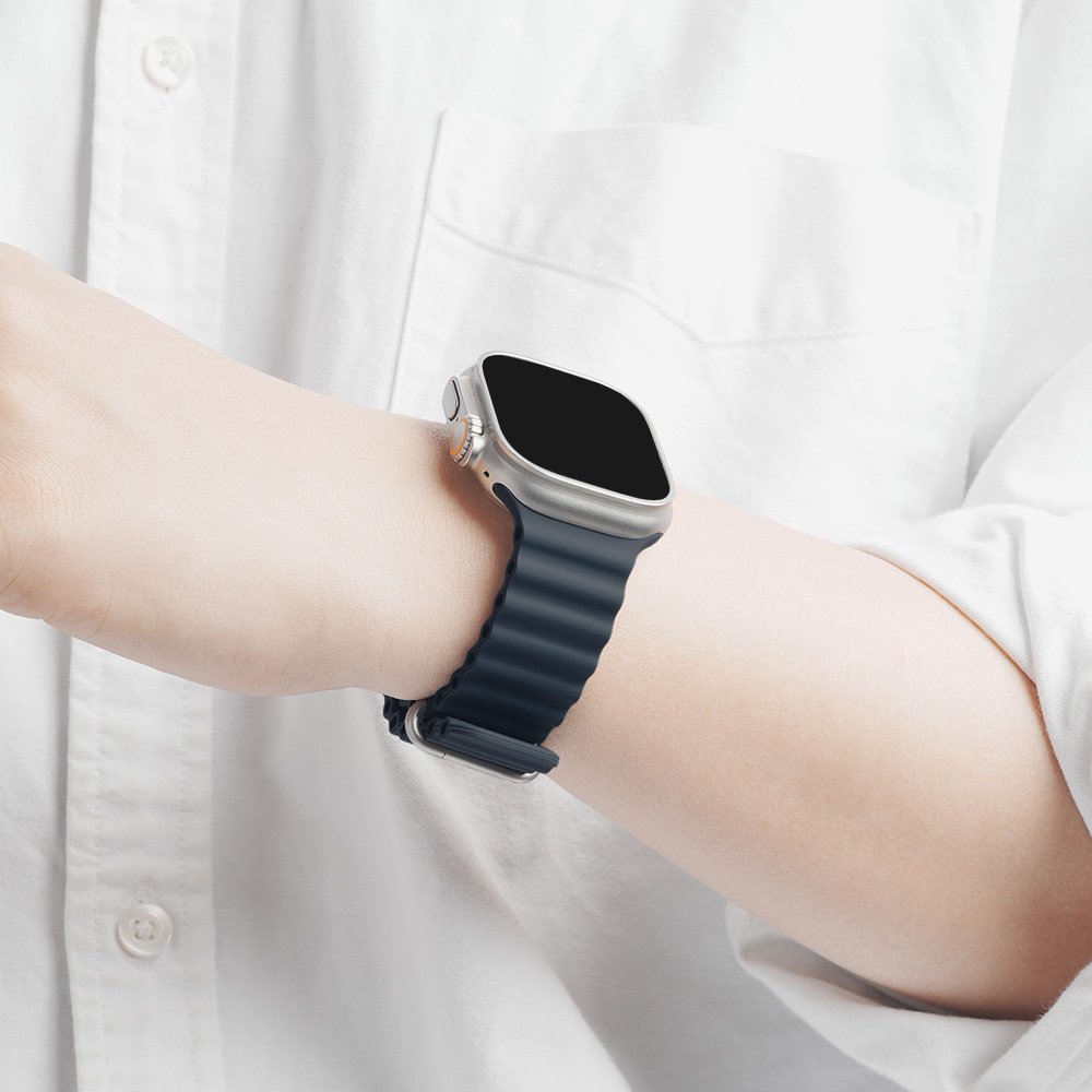 애플워치 9 8 7 SE 울트라 오션 밴드 스트랩 수영 스포츠 스트랩 상세 이미지 2