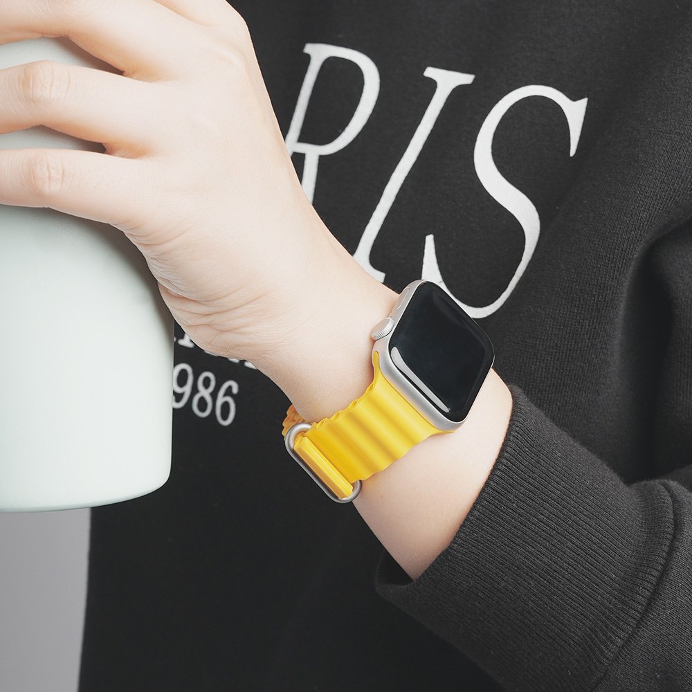 애플워치 9 8 7 SE 울트라 오션 밴드 스트랩 수영 스포츠 스트랩 상세 이미지 2