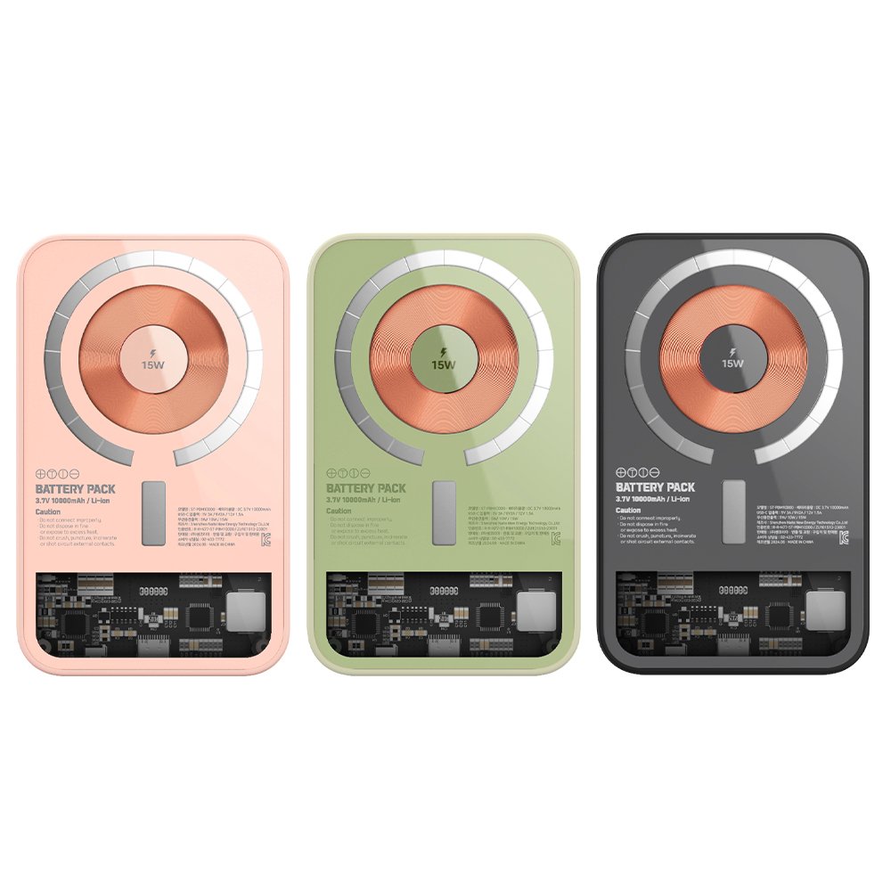 1+1 슈틸루스터 퀵차지 슬림핏 고속 맥세이프 보조배터리 10000mAh 상세 이미지 1