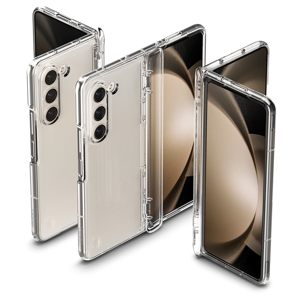 갤럭시 폴드5 케이스 갤럭시 Z폴드5 케이스 투명 슬림 풀커버 힌지보호 씬핏프로 상세 이미지 2