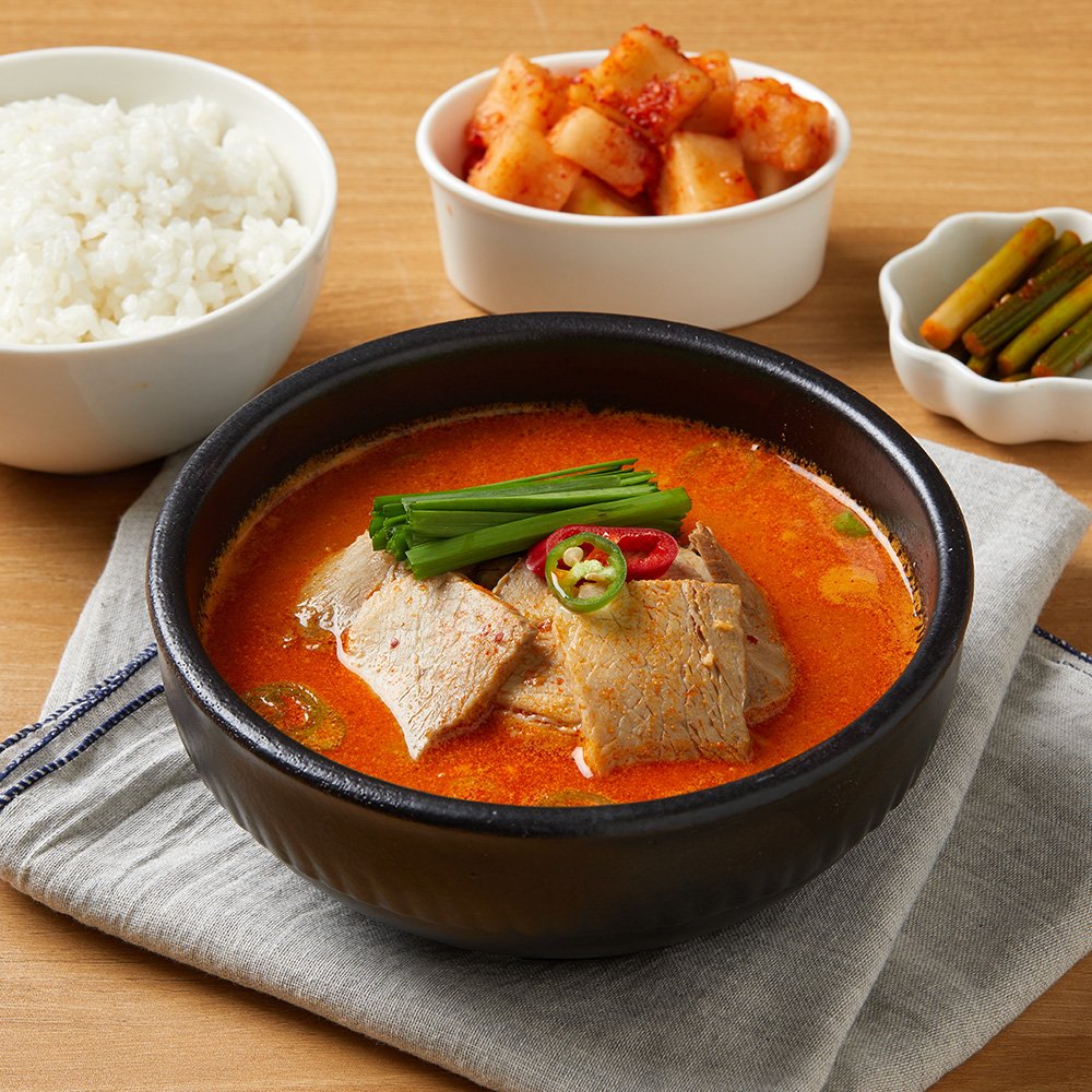 부산 동백국밥 프리미엄 한돈 돼지국밥 570g 1개 상세 이미지 1