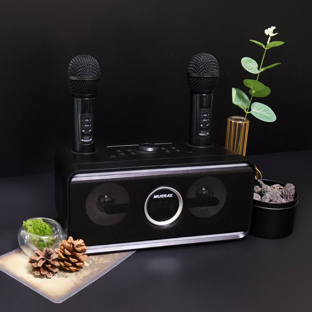 무선 블루투스스피커마이크 블루투스마이크스피커 휴대용노래방 브루투스 상세 이미지 1