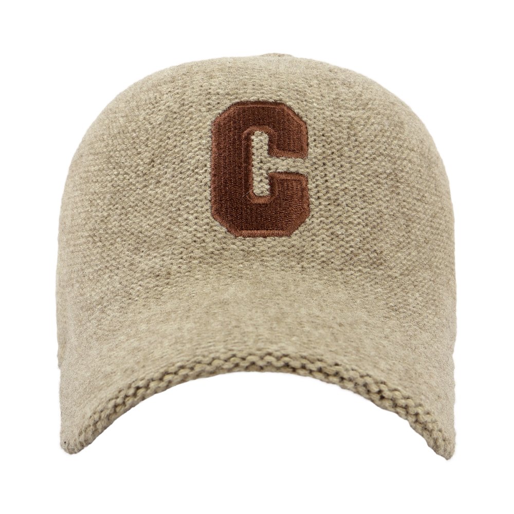 국내제작 울 니트캡 가을 겨울 C자수 포인트 볼캡 컬러 야구모자 상세 이미지 2