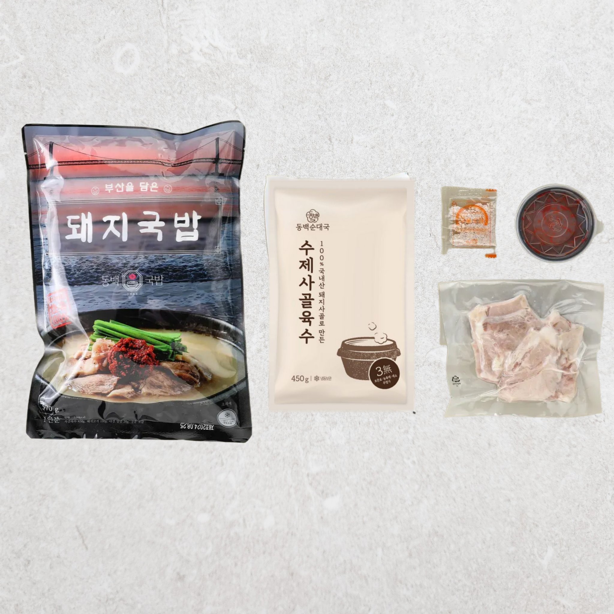 부산 동백국밥 프리미엄 한돈 돼지국밥 570g 1개 상세 이미지 2