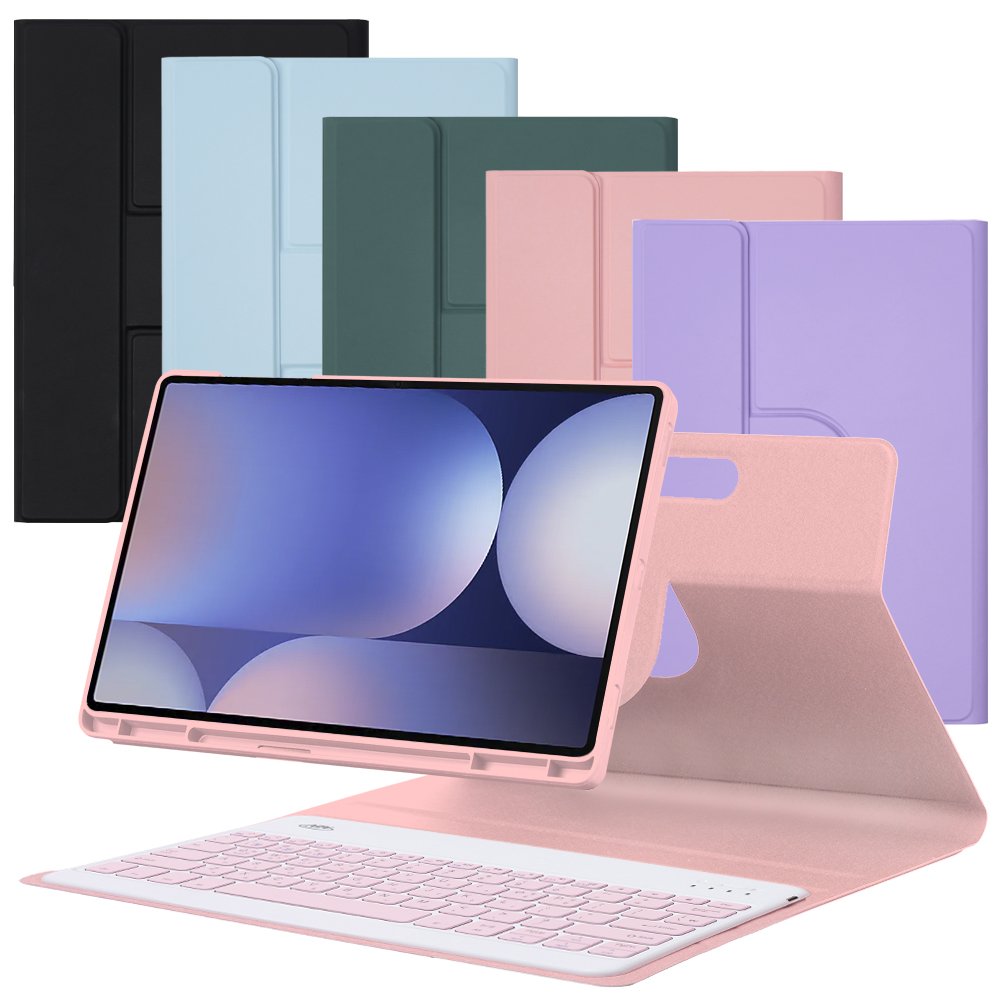 삼성 갤럭시탭 S9 FE 플러스 12.4 마그네틱 키보드 S펜수납 케이스 갤럭시탭 S10 플러스 S9+ S8+ S7+ S7FE 공용 상세 이미지 1