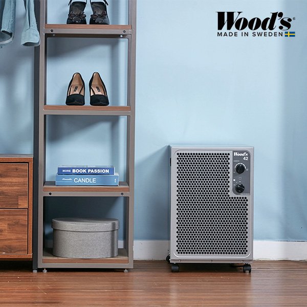 스웨덴 저온 제습기 우즈 SW42FX 다크그레이 가정용 산업용 창고용 대용량 25L 58평형 상세 이미지 1