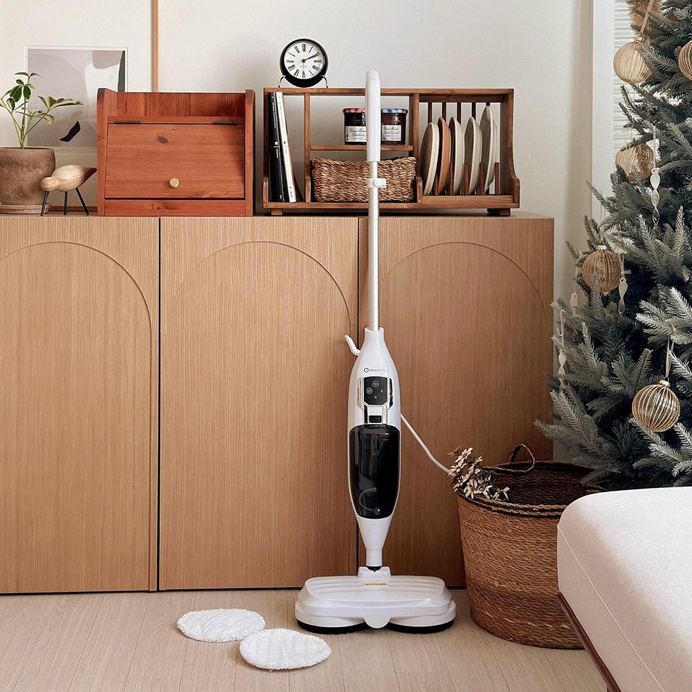 셀렉프로 스팀청소기 듀얼스핀 물걸레 핸디 고온 고압 살균 스팀기 분사기 NJ-SFW803 상세 이미지 2