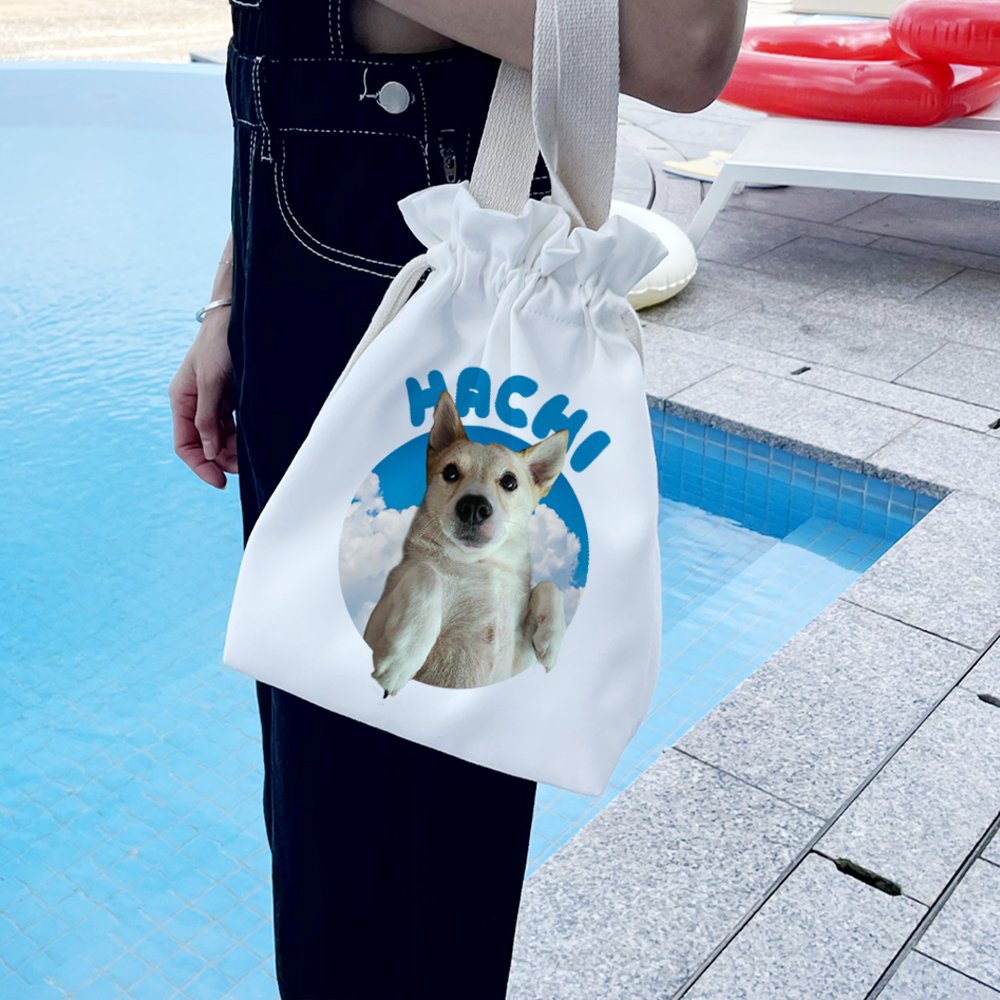 에코백 주문제작 맞춤 커스텀 강아지 고양이 사진 소량주문 가능 상세 이미지 1