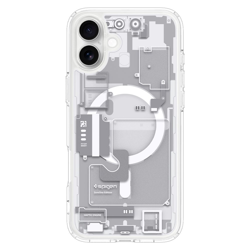 맥세이프 케이스 울트라하이브리드 맥핏 제로원 화이트, 아이폰16 플러스 상세 이미지 1
