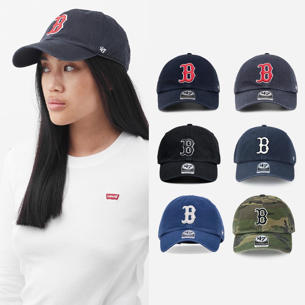 47브랜드 MLB 보스턴 레드삭스 클린업 볼캡 상세 이미지 1